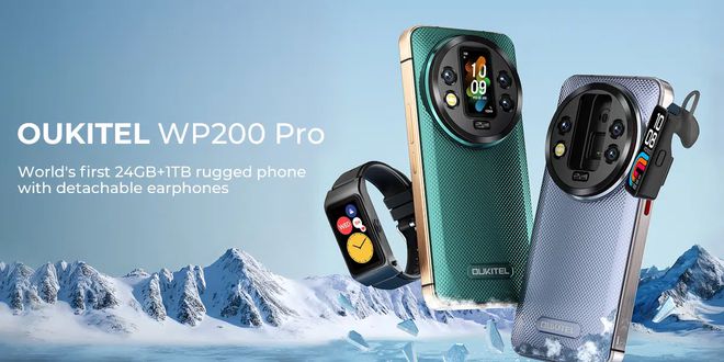 0300系列三防手机：内置可拆卸带屏蓝牙耳机PG麻将胡了模拟器Oukitel发布WP20(图3)