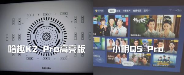 2Pro 高亮版对比小明Q5 Pro！麻将胡了游戏千元投影仪的较量：哈趣 K(图4)